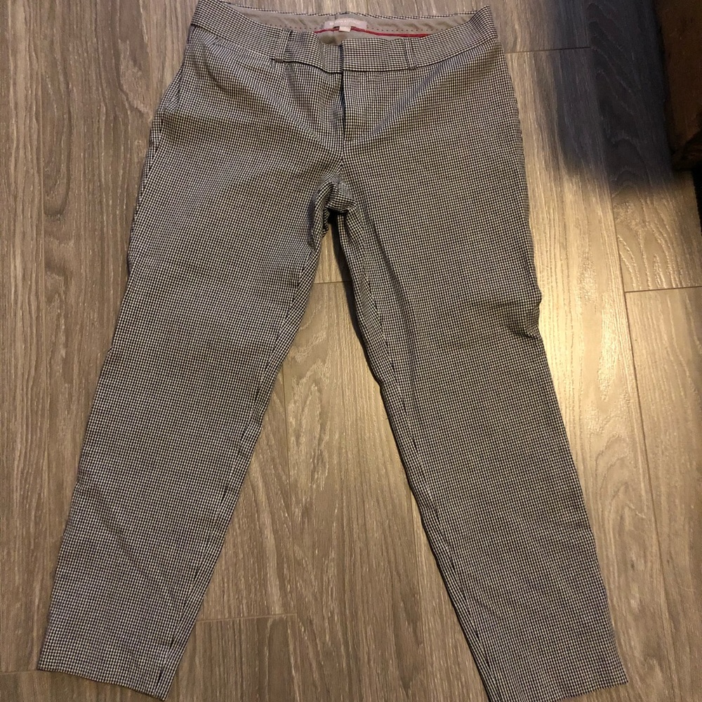 Banana republic gingham Sloan skinny pants